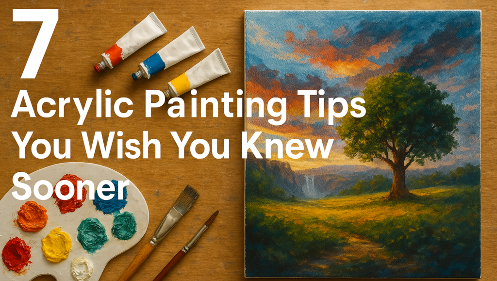 acrylic colour painting